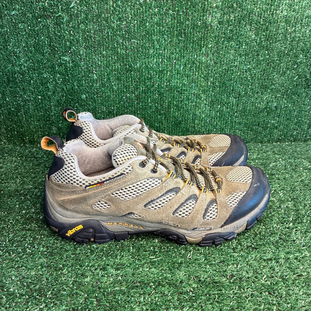 Merrell Moab Ventilator Vibram Suede Mesh Gorpcore Hiking Shoes Brown Mens Sz 9